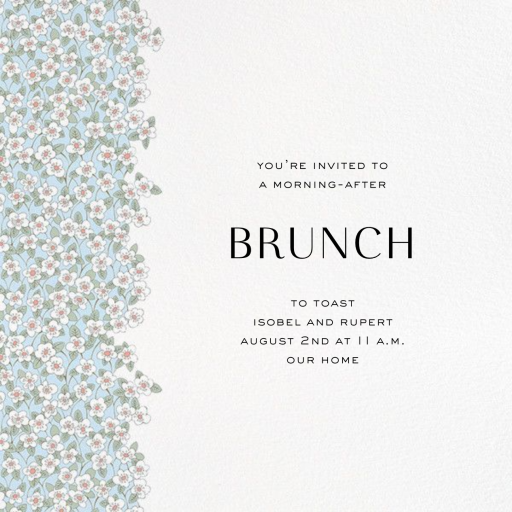 Ffion - Wedding Brunch Invitation by Liberty