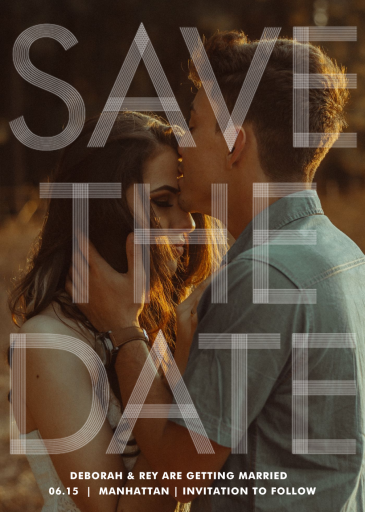 Sellotape - Save the Date by Paperless Post