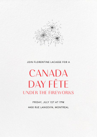 Ivory Plain - Canada Day Invitation by Paperless Post