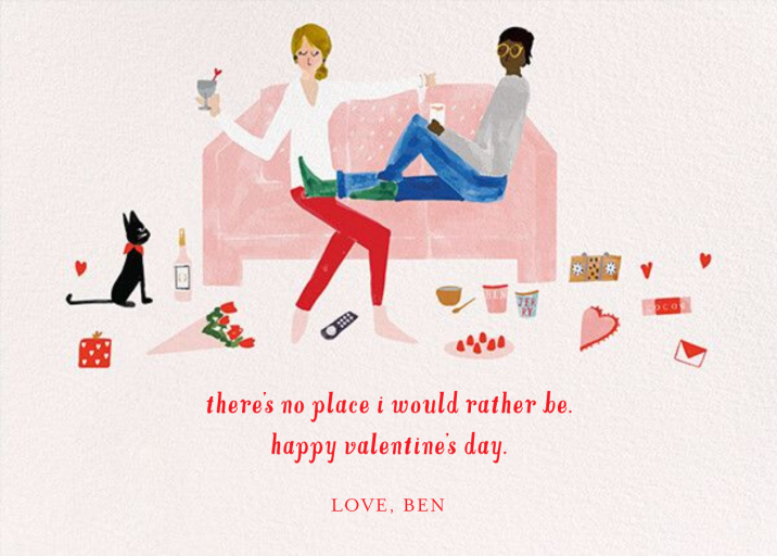 Love Seat - Valentine's Day Card by Mr. Boddington's Studio