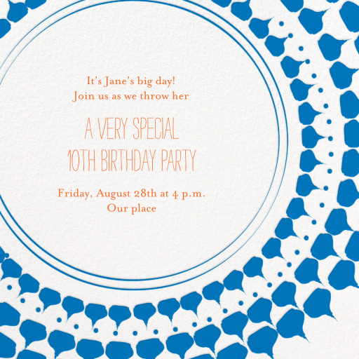 Spec in Capri - Birthday Invitation by Mr. Boddington's Studio