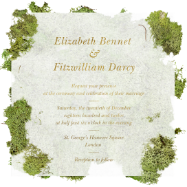 Moss Heart - Wedding Invitation by Paperless Post