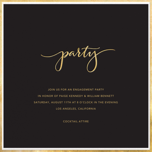 Fine Band Party - Celebration Invitation by Sugar Paper