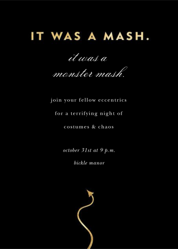 Halloween Mash - Party Invitation by kate spade new york