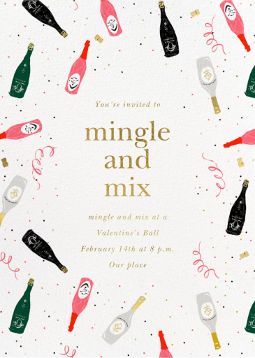 Tossed Cocktails - Valentine's Day Invitation by kate spade new york