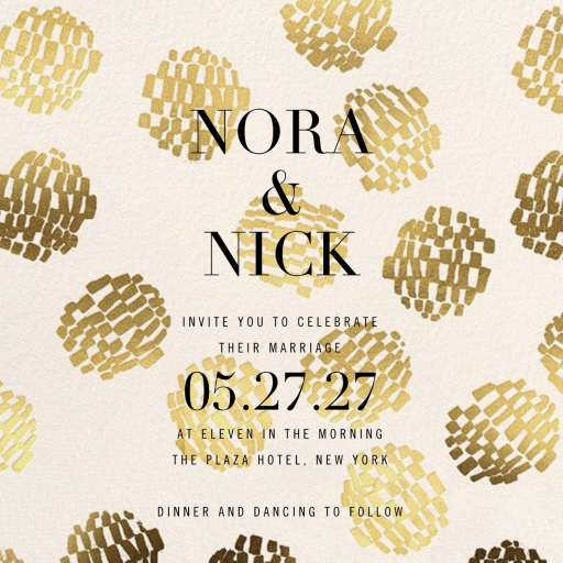 Cloisonne - Wedding Invitation by Kelly Wearstler