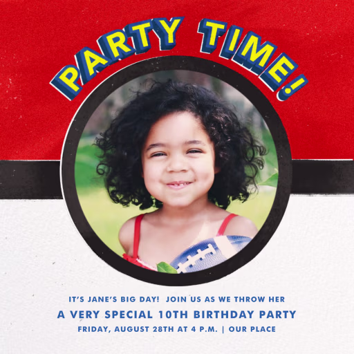 Catch Them All (Photo) - Birthday Invitation by Paperless Post