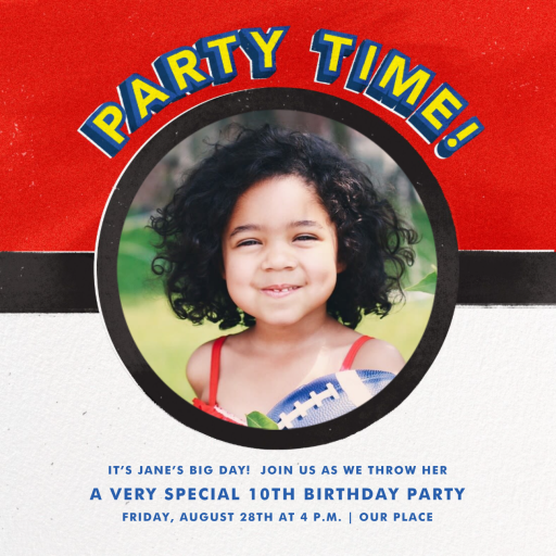 Catch Them All (Photo) - Birthday Invitation by Paperless Post