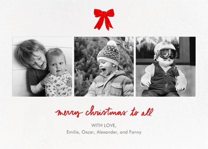 Christmas Windowpane - Christmas Card by Linda and Harriett