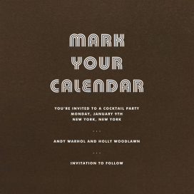 Valrhona - Save the Date by Paperless Post