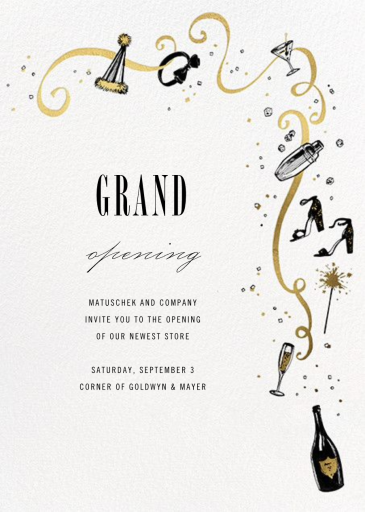 Feeling Bubbly - Launch Party Invitation by Paperless Post