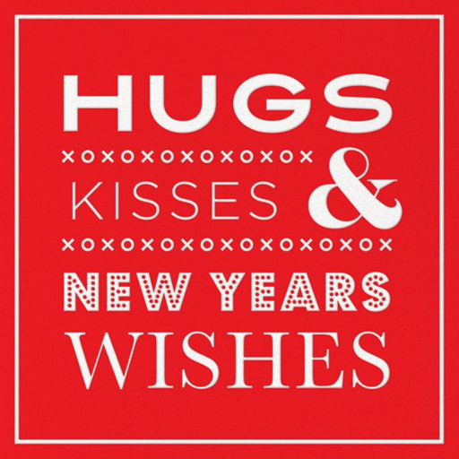 Kisses & Wishes - New Year's Card by Jonathan Adler