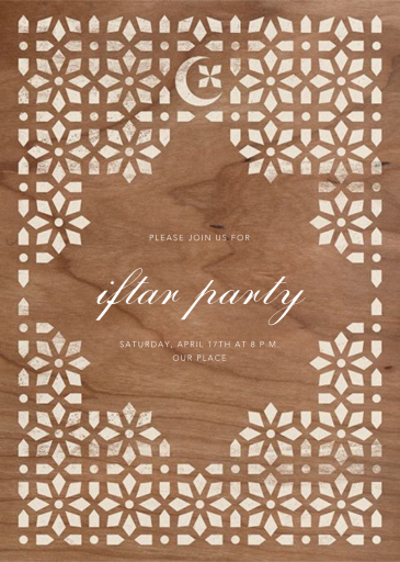 Jali - Ramadan & Eid Invitation by Paperless Post