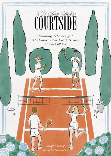 The Garden Club - Welcome Party Invitation by Tamborine Press