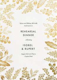 Heather and Lace - Rehearsal Dinner Invitation by Rifle Paper Co.