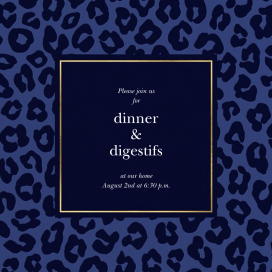 Leopard - Fall Party Invitation by kate spade new york
