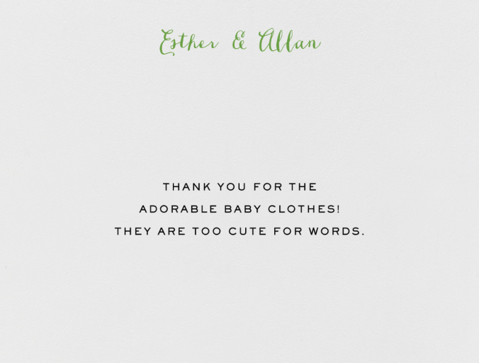 Miller (Thank You) - Greeting Card by Crane & Co.