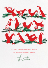Peace Birds - Christmas Card by Mr. Boddington's Studio