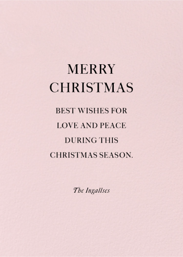 Pet Sounds - Christmas Card by Party of One - Back