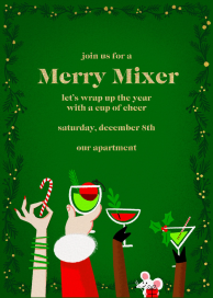 Cheers and Cheer - Invitation by Hello!Lucky