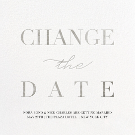 Remnant (Change the Date) - Change the Date Card by Paperless Post