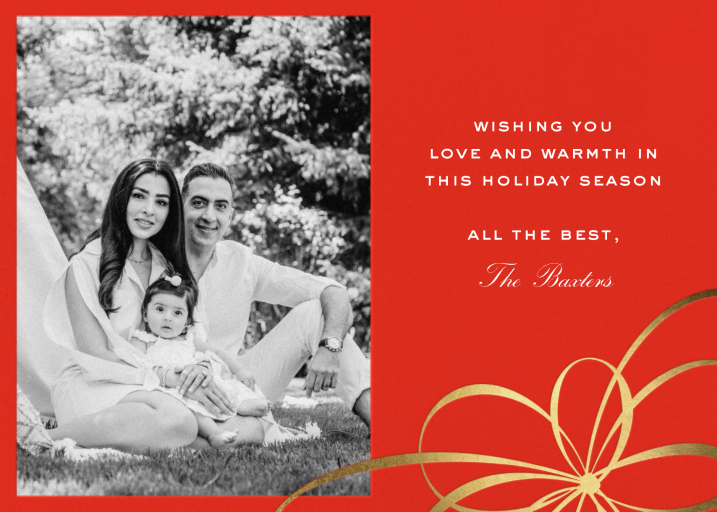 Belle Boulevard (Photo Save the Date) - Christmas Card by kate spade new york