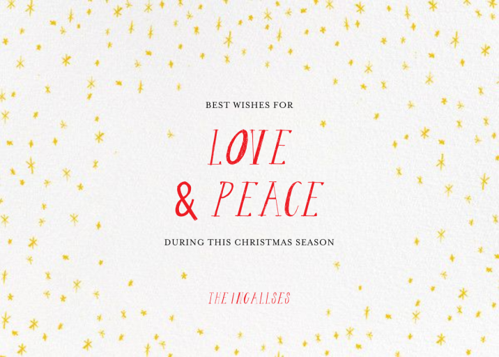 Glittery Tree in the Christmas Forest (Greeting) - Christmas Card by Mr. Boddington's Studio - Back