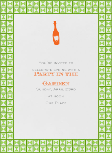 Minoan Border - Spring Party Invitation by Paperless Post
