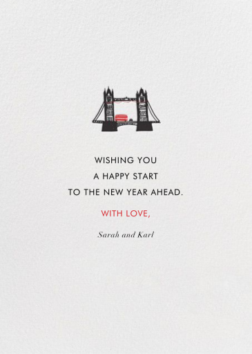 Snow Globe Hello!Lucky - Christmas Card by Hello!Lucky - Back