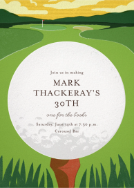Tee Time - Birthday Invitation by Paperless Post