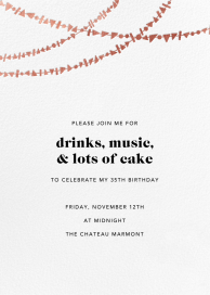 Streamer Shapes (Tall) - Birthday Invitation by Paperless Post