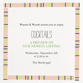 Mini Berlin - Cocktail Party Invitation by Mr. Boddington's Studio