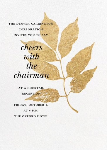 Copsewood - Corporate Reception Invitation by Paperless Post