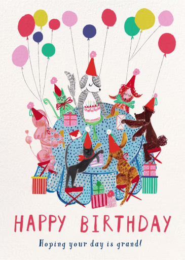 Pet Fete (Greeting) - Birthday Card by Mr. Boddington's Studio