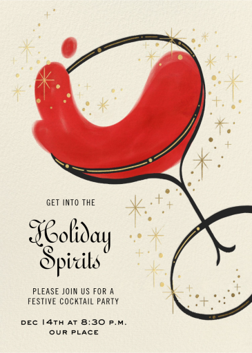 Holiday Spirits - Invitation by Paperless Post
