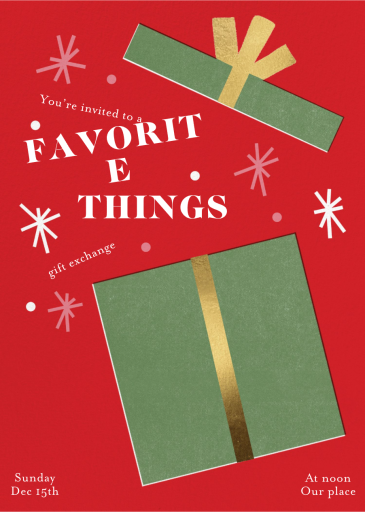 Unboxing - Holiday Party Invitation by Paperless Post