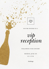 Champers - VIP Event Invitation by Paperless Post