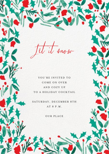 Winter Palace - Winter Party Invitation by Mr. Boddington's Studio