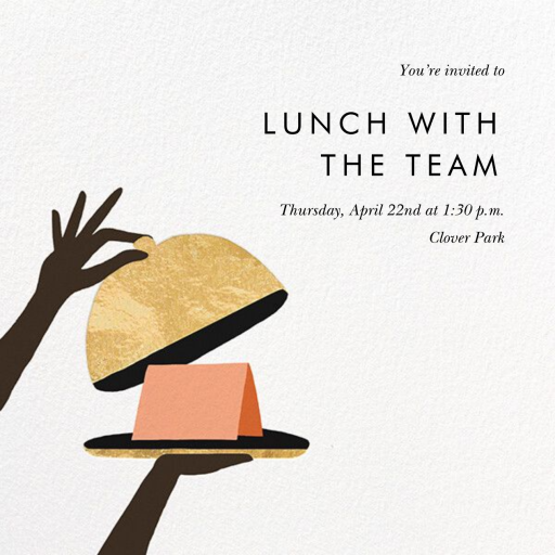 Cloche - Invitación para desayuno/almuerzo de Rifle Paper Co.