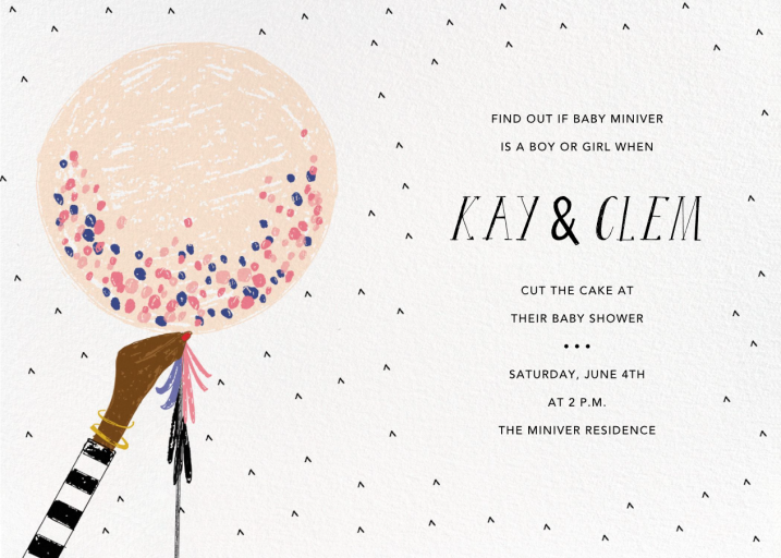 Ready to Burst - Baby Shower Invitation by Mr. Boddington's Studio