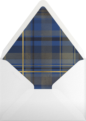 Sparkling Tartan - Paperless Post Envelope