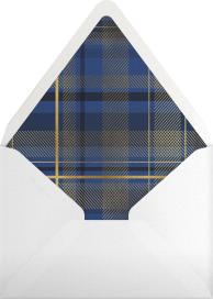 Sparkling Tartan - Paperless Post Envelope