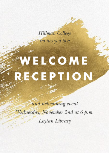 Modern Brushstroke by Paperless Post