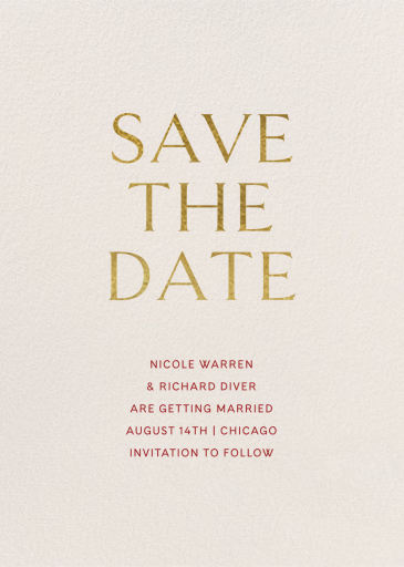 Primo - Save the Date by Venamour