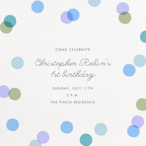 Carnaby - First Birthday Invitation by Paperless Post