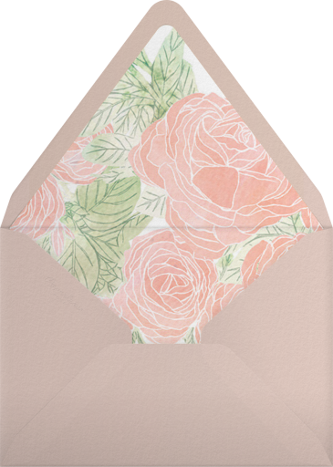 Blush Roses - Paperless Post Envelope