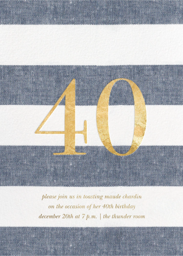 Chambray Stripe by Sugar Paper