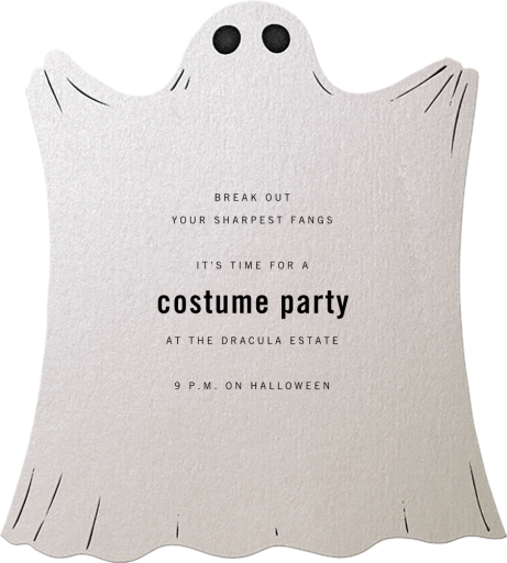 Ghost - Halloween Invitation by Paperless Post