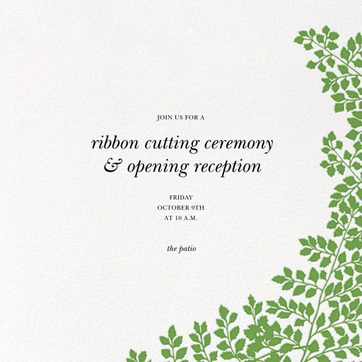 Fern II by Paperless Post