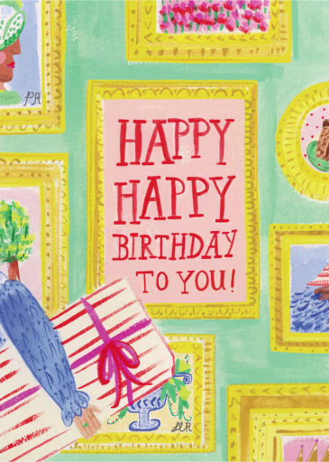 Gregarious Gallery - Birthday Card by Mr. Boddington's Studio